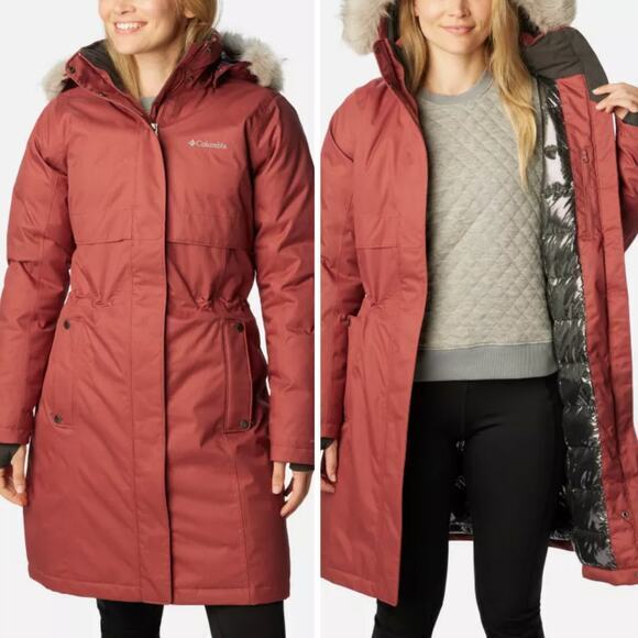New! Columbia‎ Women's Apres Arson™ Winter Long Down Jacket, size 2X - Picture 1 of 16